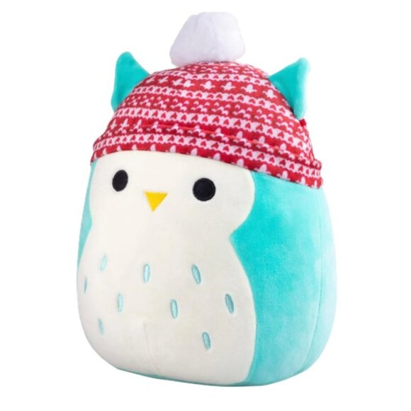 Squishmallows Original - Winter Hat Winston the Owl - 8 Inch Plush Stuffie - Picture 2 of 2
